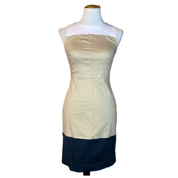 The Limited Color Block Sleeveless Bodycon Dress (Size: 0) - Picture 1 of 16